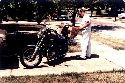 Dad and Yamaha in 80's